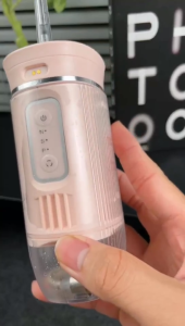 Tăm nước cầm tay GOOJODOQ Máy tăm nước 3 chế độ có thể sạc lại tiện lợi chuyên dụng chăm sóc răng miệng