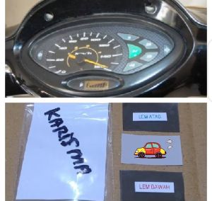 Polarizer LCD spidometer set atas bawah motor Honda karisma x125 karisma D125