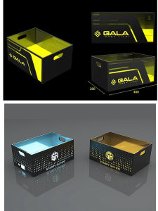 Charging LED Light Acrylic Champagne Bucket Beer Bar Cocktail Stand Ice Bucket Creative KTV Beer Box Chicken Frame