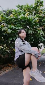 IRCO Baselayer Hoodie Outdoor Lengan Panjang Pria Wanita Dry Fit - Pakaian Olahraga Baju Manset Abu