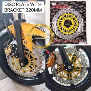 YAMAHA FZ150 V1 V2 V3 DISC PLATE WITH BRACKET FZ150I FRONT 320MM