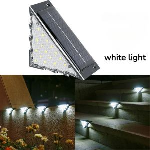 Đèn LED Năng Lượng Mặt Trời Hình Tam Giác 22/24 Đèn LED Chống Nước Ngoài Trời Sân Vườn Lối Đi Cầu Thang Chân Đèn Art Deco Cảnh Quan Ban Công Sân Trong