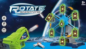 Panpan ปืนกระสุนอ่อนยิงเป้าหมายเรืองแสงในที่มืดสําหรับเด็ก