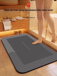 Thảm Tắm Hấp Thủy Anti-slip Chống Trượt Nhanh Khô từ Đất Sét Dioxit