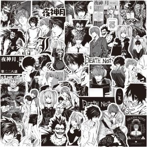 Bandai | 65PCS Anime Death Note Stickers Black White Decals Scrapbook Luggage Laptop Bike Suitcase Car Graffiti Sticker Decoration Toy
