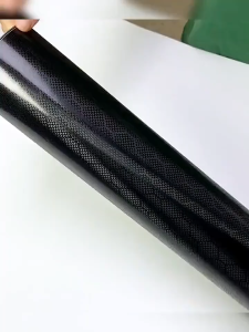 New Glossy Black Forged Carbon Fiber PET Honeycomb/Diamond Vinyl Wrap Sticker for Car Motorcycle Body Mirrors Dashboard