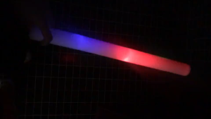 [SG Ready Stock] Colorful LED Foam Glow Stick 3 Modes Flashing Cheer Tube Glow in the Dark Light for Concert Birthday Wedding Halloween Party Decoration