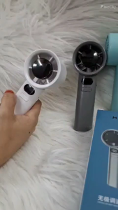 Long Endurance 120 Speed Stepless Speed Regulation LED Digital Display Portable Portable Small Fan