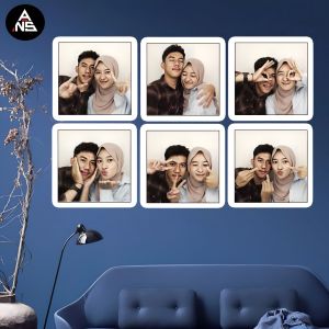 Cetak Foto Ukuran (8R) Pakai List Putih / Hitam Bisa Pakai Foto Sendiri