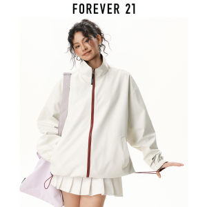 Forever21 | Retro Reversible Loose Standing Collar Jacket