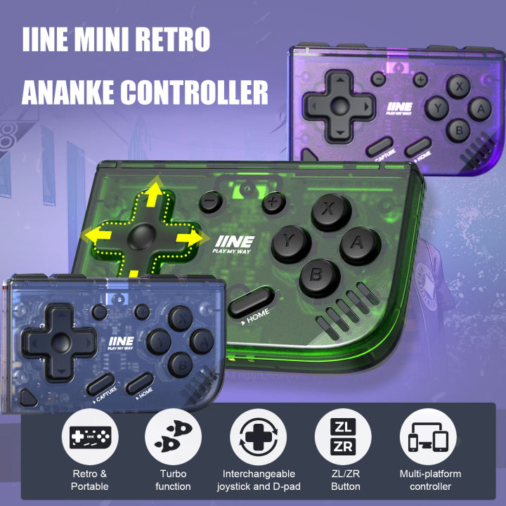 IINE Retro Mini Controller Ananke with Turbo Function Interchangeable ...