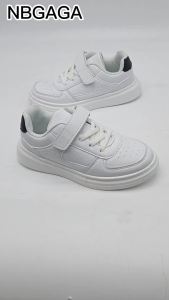 NBGAGA | New Boy Shoes Tenis Sneakers Kids Sport Running Shoes Casual Girls Walking Shoes Leather Soft Soled Children Small White Shoes