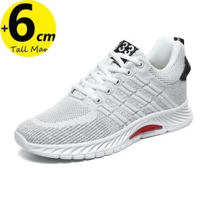 Elevator Shoes Men Sneakers Heightening Shoes Man Daily Life Height Increasing Shoes Height Increase Shoes Insoles 6CM