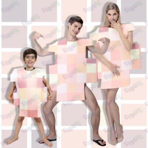 Quần Áo Ma Thuật Cosplay Mosaics Phụ Kiện Quay Video Nhỏ Quần Áo Biểu Diễn Lễ Hội Cho Người Lớn Và Trẻ Em EYOOYE