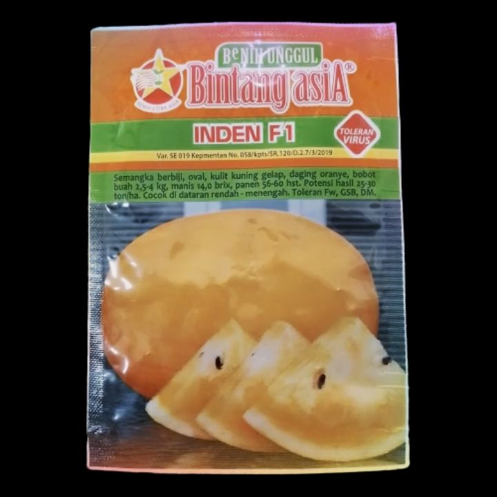 Benih Semangka golden Kuning Inden F1 20gram Bintang Asia