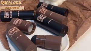 Phấn che hói tóc che mái bò liếm tóc phấn phủ chân mày Miss Lara tặng kèm khung định hình chân mày