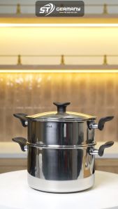 Bộ nồi xửng hấp TEFAL Couscous Primary 24cm E3089504 cao cấp nội địa Đức GermanySNT 260037