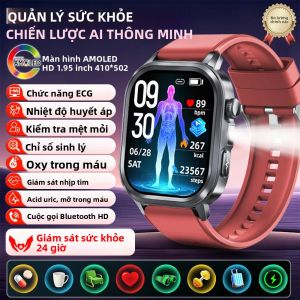 Đồng Hồ Thông Minh Khám Sức Khỏe Vi Mô Mới Năm 2025 Dành Cho Nam Giới Theo Dõi Axit Uric Mỡ Cơ Thể Sức Khỏe Năm Cơ Quan Hỗ Trợ Gọi Bluetooth Tương Thích Với Vòng Đeo Tay Thể Dục