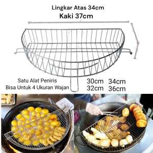 Alat Peniris Minyak Penggorengan Di Wajan Bisa untuk Wajan Ukuran 30cm-36cm