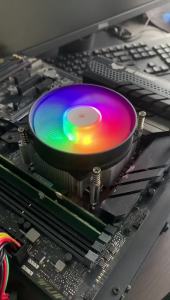 Quạt Làm Mát CPU RGB 4PIN PWM 90MM Lõi Đồng Dành Cho Intel 115X/1700/1200/1366/2011/2011-3/X99/X79 - Quạt Tháp Nhiều Màu Sắc