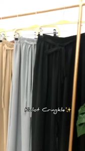 CELANA WANITA KULOT CRINKLE AIRFLOW