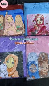 NF - Setelan Sweater Hoodie Hijab | Baju Anak-Anak