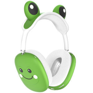 2025 Cartoon Frog 3D Silicone Case for Apple AirPods Max | Shockproof Dustproof Earphone Cover | Soft Protective Headphone Accessories