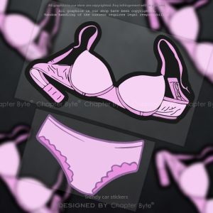 chapter byte | Creative and Funny Car Stickers Cartoon Lingerie Design for Decoration