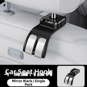Rear Seat Back Organizer Hooks High Weight Capacity