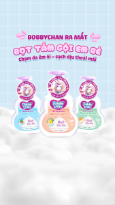 Bọt Tắm Em Bé Bobby Chan (Nature Care/Soft Care/Clean & Fresh) 200-450ML