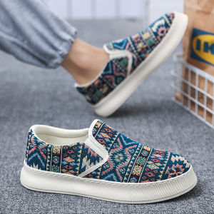 Easy Slip-on Breathable Soft Bottom Casual Canvas Shoes