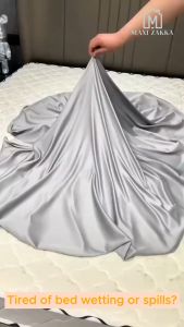 🇸🇬 Ready Stock Waterproof Mattress Protector Fitted Bedsheet Cover King Queen Single Super Single Kids Baby Urine Pad