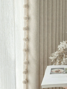 MEIYUAN | Simplistic Vintage High-Temperature Shaped Blackout Curtain