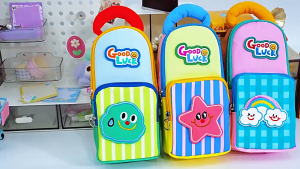 Cartoon Kawaii Pencil Case Large Capacity Multilayer Organizer Waterproof Student Back to School Supplies Stationery