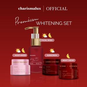 PREMIUM WHITENING SET Charismalux Paket Pencerah Wajah Ampuh FLEK HITAM SUSAH PUTIH BPOM