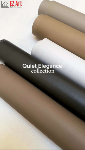 EZ Art Latte Brown Plain Color Wallpaper self adhesive waterproof easy removable 10M*45cm Home Decor