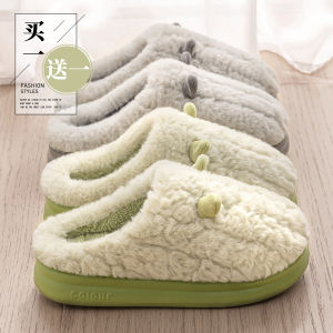 Dép Bông Cặp Đôi Mùa Đông 2025 Dép Cotton Cho Nam Và Nữ Dép Lông Cừu Ấm Áp Cho Cặp Đôi Dùng Trong Nhà