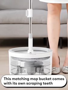 Sewage Separation Mop with Bucket Self Wash 360 Rotating Cleaner  turbo mop Clean and dirty water separation tank mop