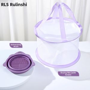 RULIS | Makeup Brush Cleaner Makeup Sponge Cleaning Powder Puff Cushion Cleaning Tool with Drying Mesh Bag