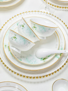 mornenjoy | Aesthetic Bone China Dinnerware Set