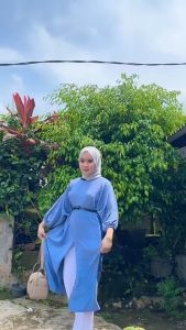 Tunik Crinkle Airflow Mecca: Ukuran & Bentuk Fleksibel