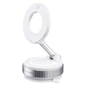 Vacuum Car Phone Magnetic Stand Mechanical Vacuum Suction Cup Rotate 360°Magnetic Adsorption Bracket Navigation Universal Holder