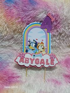 Personalised Cake and Cupcake Topper