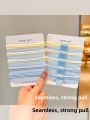 High Elasticity Sea Salt Blue Hair Ties Women's Cute Headbands Seamless Hair Ropes Fashionable Hair Accessories for Girls. 