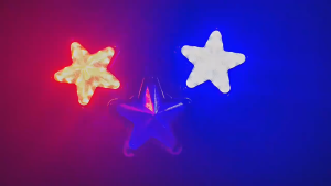 MOTEX 24V Five-Pointed Star Truck LED Side Light Universal Decorative Signal Marker Light