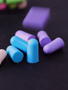 Sleep Noise Canceling Earplugs Bullet Shaped Memory Foam Earplugs Anti-Noise Sound Disturbance