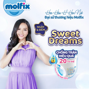[QUÀ TẶNG GIỚI HẠN – ĐƠN 299K/799K] Tã Quần Molfix Sweet Dreams Jumbo M50/L44/XL38/XXL34
