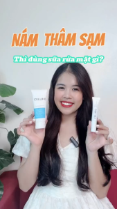 Sữa Rửa Mặt CELLBIO 100ml – Làm Sạch Nám Mờ Thâm Dưỡng Trắng Da – Chai Lớn Tiết Kiệm Dịu Nhẹ Cho Mọi Loại Da