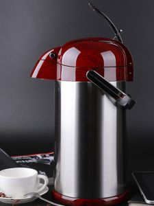 Clear Water Air Pressure Type Thermos Household Thermal Kettle Large Capacity Thermal Insulated Bottle Electric Kettle Car Stainless Steel Thermos Bottle