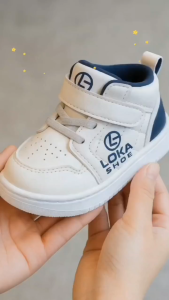 LOKA SHOE - Sepatu Bayi Laki-Laki White Choco